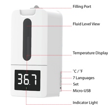 Charger l&#39;image dans la galerie, Gardian HS Monitor Sanitizer Dispenser Bluetooth Enabled Unit (White) from SurfaceScience

